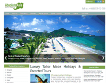 Tablet Screenshot of absoluteasiajourneys.com